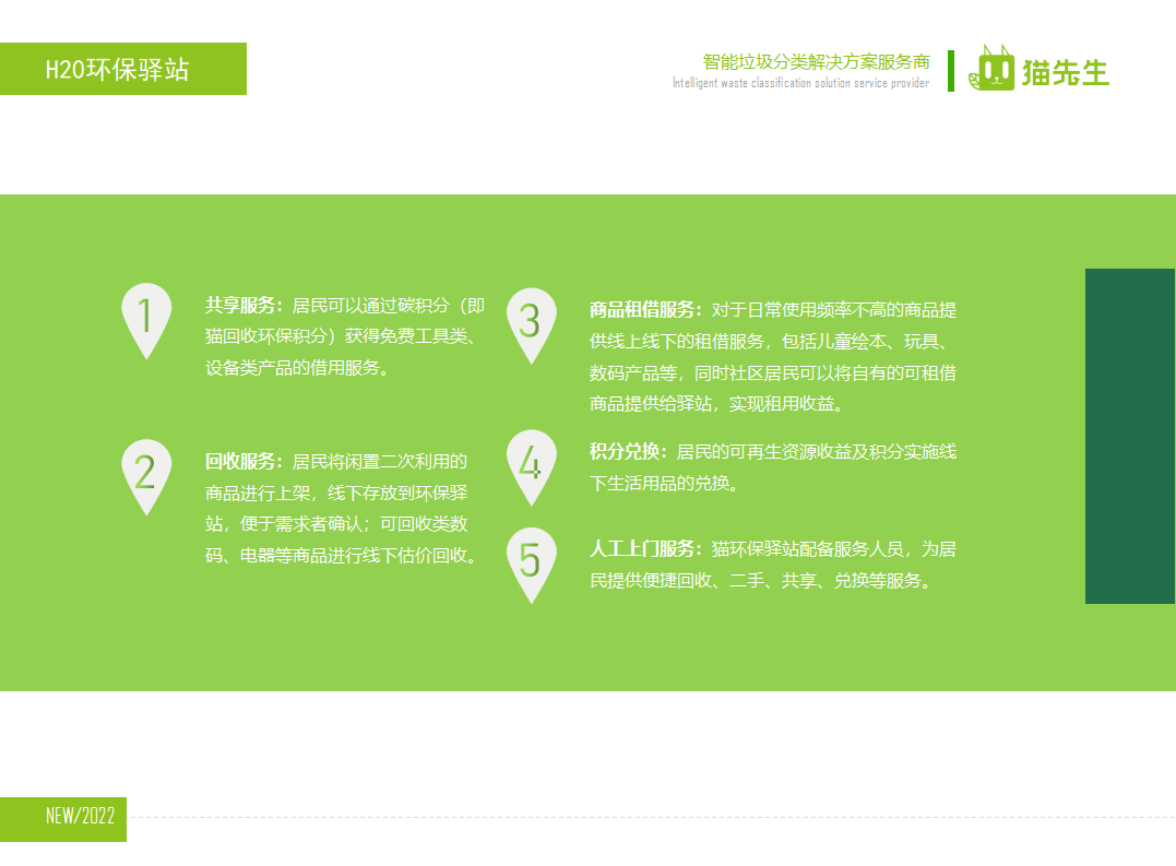 貓先生環保驛站，積分兌換點功能說明 ，垃圾房生產廠家