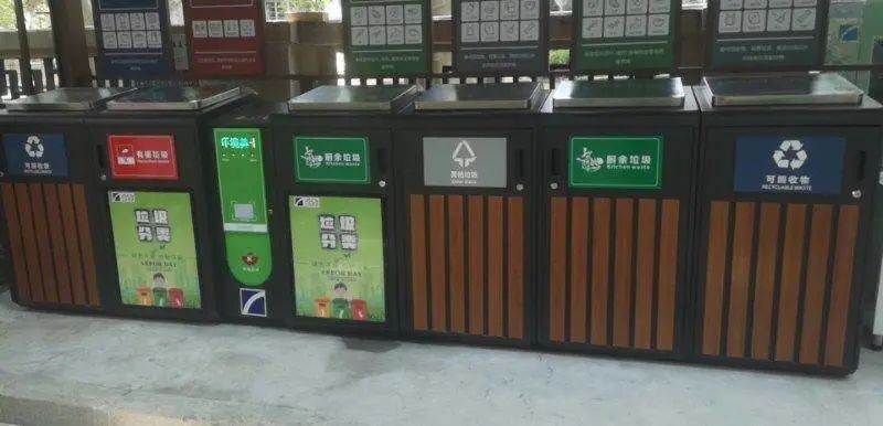 貓先生智能垃圾分類亭，定時定點垃圾收集點 ，垃圾亭生產廠家