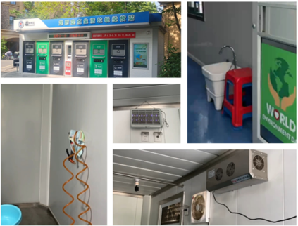 江蘇智能分類垃圾房，清潔小屋，垃圾分類收集站生產廠家